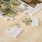 Drachen, Jugendstilbild von Anton Seder J. Puzzle (Seite)