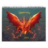Drachen Kalender, Dragon Calendar, (28cm x 22cm) Kalender (Titelbild)