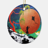 Drachen Keramikornament (Links)