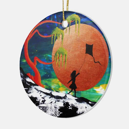 Drachen Keramikornament (Links)