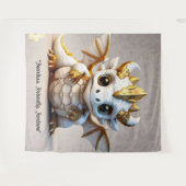 "Drachen-Maskottchen-Logo" Wandteppich (Vorderseite (Horizontal))