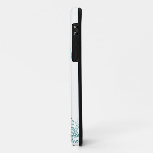 Drachen mit Monogramm Case-Mate iPhone Hülle (Hinten/Links)