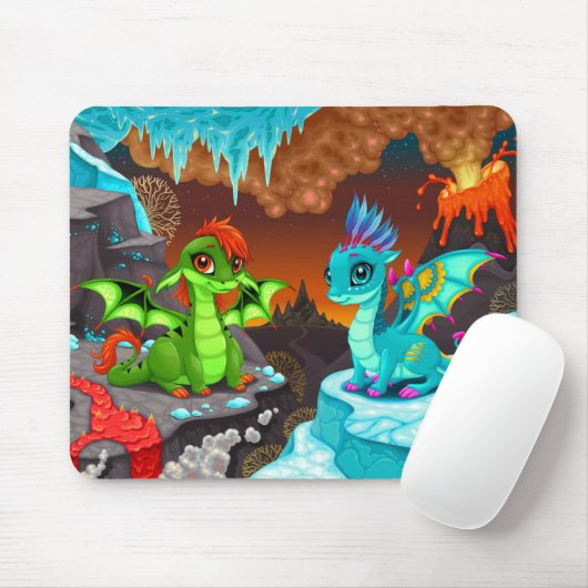 Drachen Mousepad (Mit Mouse)