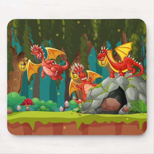 Drachen Mousepad (Vorne)
