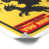 Drachen Poster (Ecke)