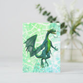 Drachen Postkarte (Stehend Vorderseite)