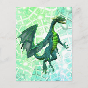 Drachen Postkarte