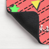 Drachen, Sterne, Dreiecke und Kurven Mousepad (Ecke)