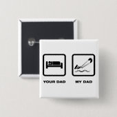 Drachen-Surfen Button (Vorne & Hinten)