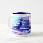 Drachen-surfende Kaffeetasse (Vorderseite Links)