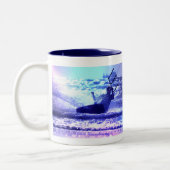 Drachen-surfende Kaffeetasse (Links)