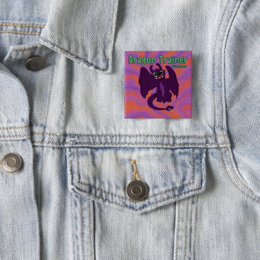Drachen-Trainer-Button Button (Beispiel)