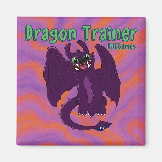 Drachen-Trainer Kleiner Magnet (Vorne)