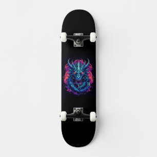 Drachen Türkis Skateboard