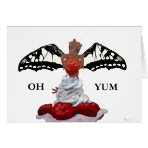 Drachen und Erdbeere