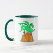 Drachen und Flammen Tasse (Links)