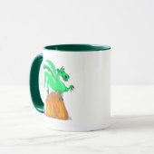 Drachen und Flammen Tasse (Vorderseite Links)
