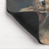 Drachen und Kaninchenfantasy Mousepad (Ecke)