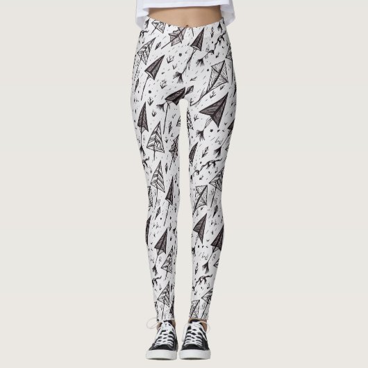 Drachen und Pfeile Leggings (Vorderseite)