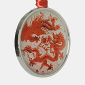 Drachen und Phoenixer Ornament Aus Metall (Rechts)