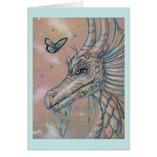 Drachen- und Schmetterlingskarte von René