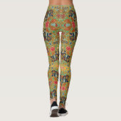 Drachen unter den Blume Leggings - Hübsch (Rückseite)