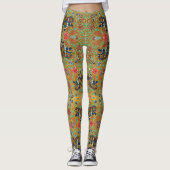 Drachen unter den Blume Leggings - Hübsch (Vorderseite)
