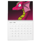 Drachen von Ganene K. Calendar 1 Kalender (Mär 2026)