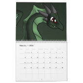 Drachen von Ganene K. Calendar 1 Kalender (Feb 2026)