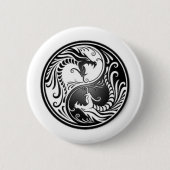 drachen von yin yang button (Vorderseite)