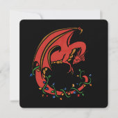 Drachen Weihnachten (Vorderseite)