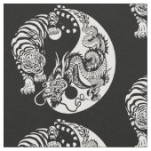 Drachen-Yang-Symbol Stoff (Nahaufnahme)