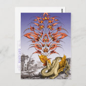 Drachenatmen Postkarte (Vorne/Hinten)