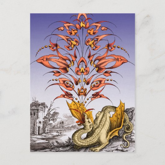 Drachenatmen Postkarte (Vorderseite)