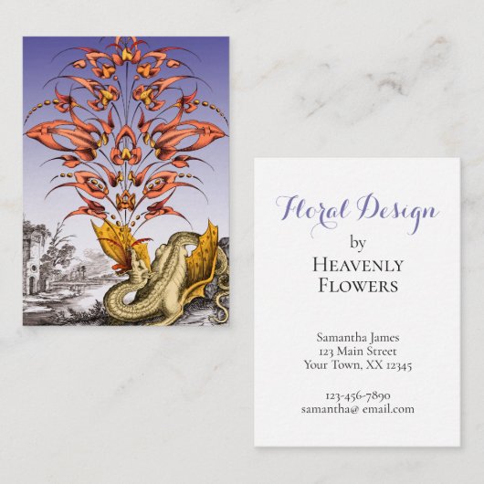 Drachenatmen Visitenkarte (Vorne/Hinten)