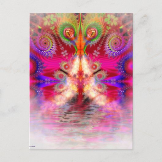 Drachenatmung Postkarte (Vorderseite)