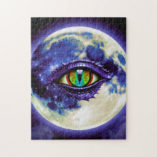 Drachenauge am Mond Puzzle (Vertikal)