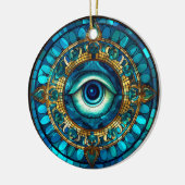 Drachenauge Keramik Ornament (Links)