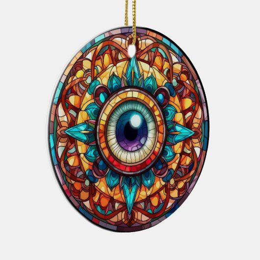 Drachenauge Keramik Ornament (Rechts)