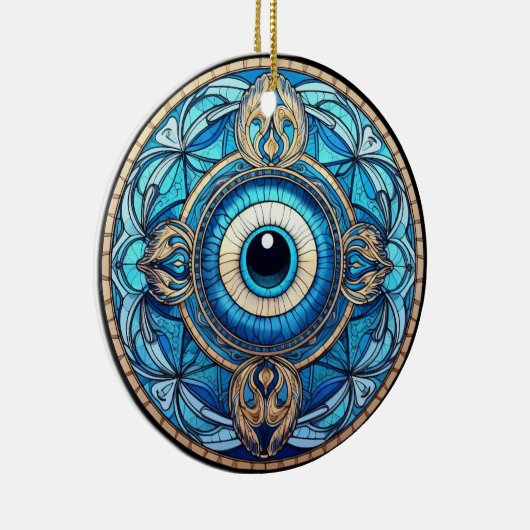 Drachenauge Keramik Ornament (Rechts)