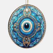 Drachenauge Keramik Ornament (Links)