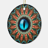 Drachenauge Keramik Ornament (Links)