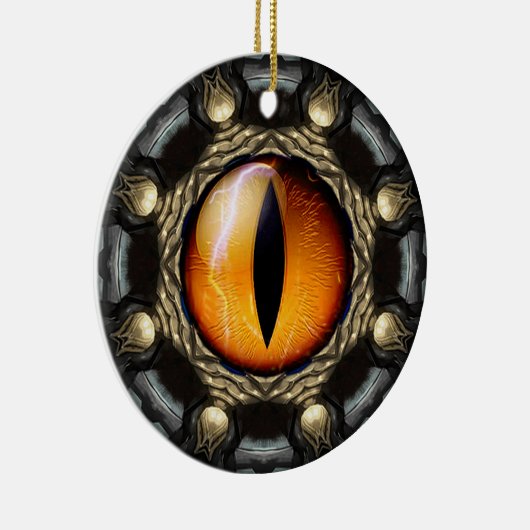 Drachenauge Keramik Ornament (Rechts)