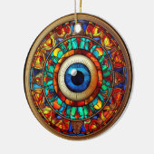 Drachenauge Keramik Ornament (Links)