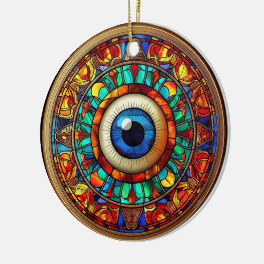 Drachenauge Keramik Ornament (Links)