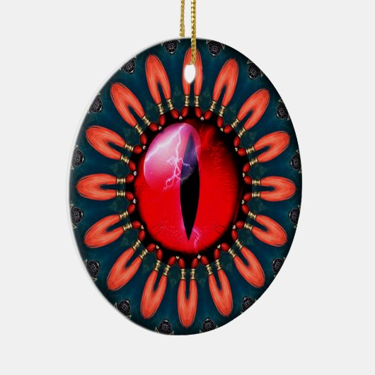 Drachenauge Keramik Ornament (Rechts)