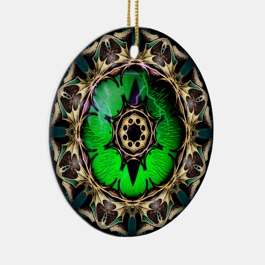 Drachenauge Keramik Ornament (Rechts)