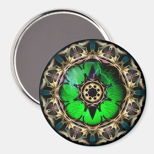 Drachenauge Magnet (Vorderseite/Rückseite)