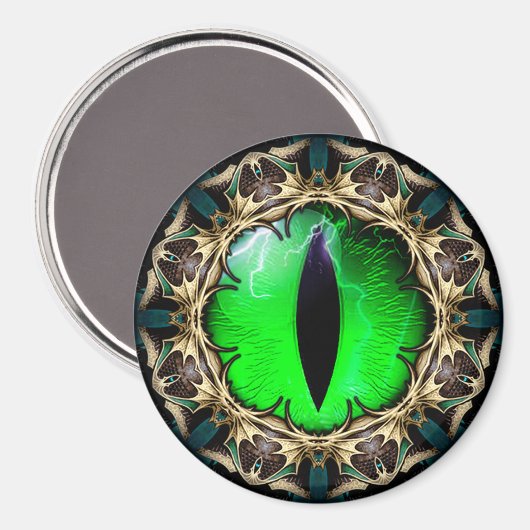 Drachenauge Magnet (Vorderseite/Rückseite)