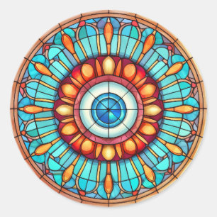 Drachenauge Runder Aufkleber